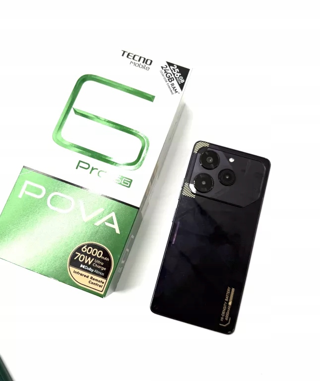 Smartfon Tecno POVA 5 Pro 5G 8 GB / 256 GB 5G srebrny