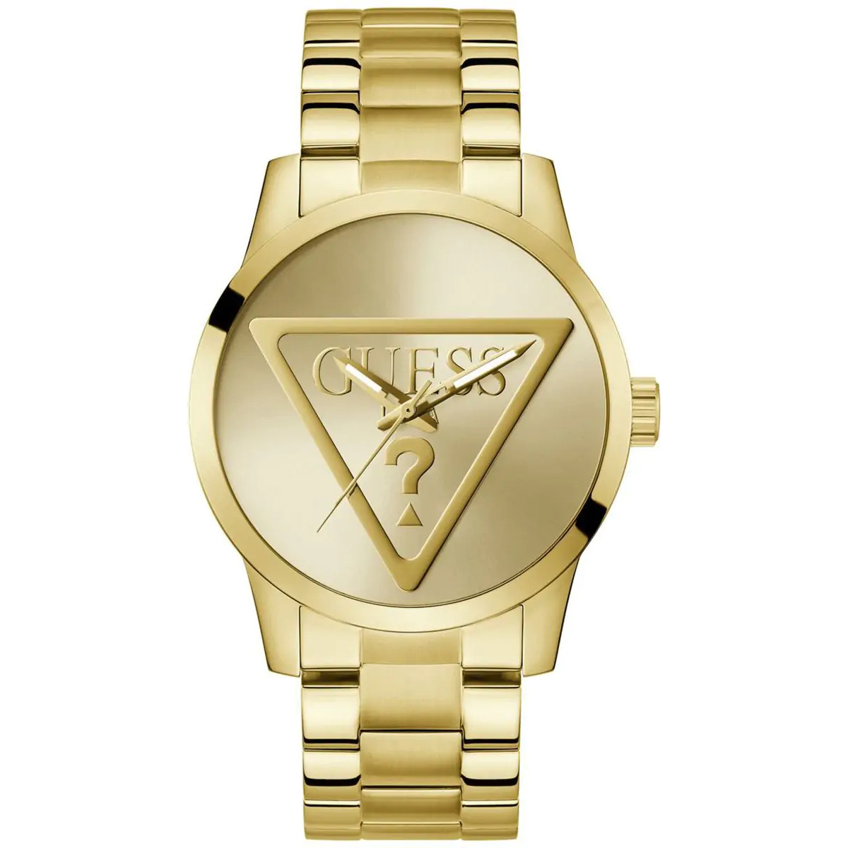 Pánské Hodinky Guess GW0782G1 zlatý náramek