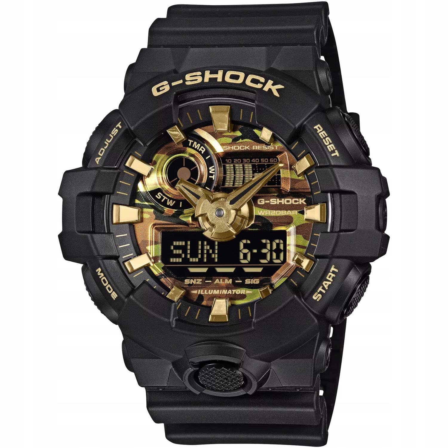 Casio G-Shock GA-700CF-1AER 200 m Černý