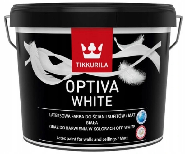 Tikkurila Optiva White Biała Baza A 9L