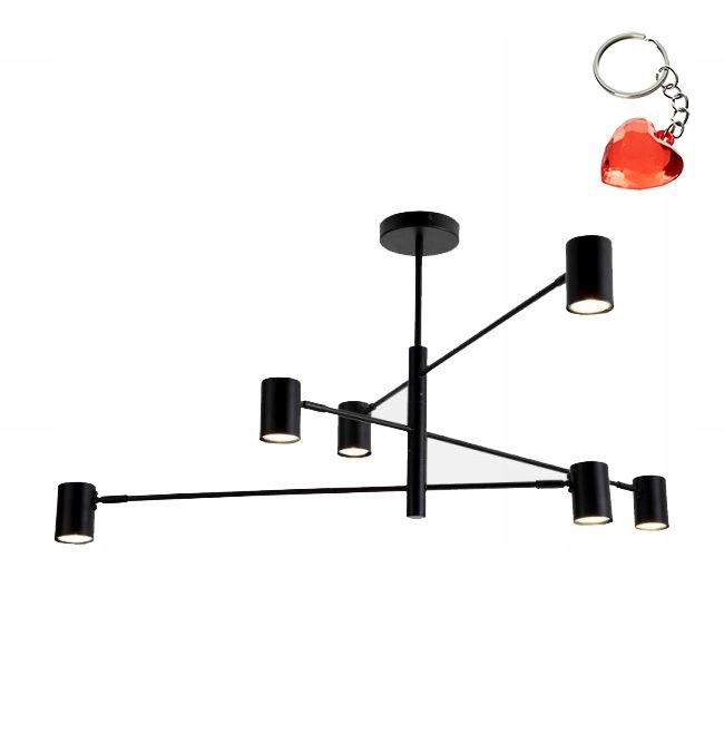 Stropní svítidlo Pedro PEN4104-6BK Zuma Line