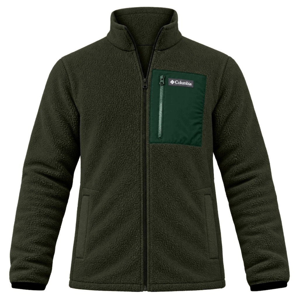 Mikina fleecová Columbia Jasper Ridge Pebbled Full Zip Greenscape M