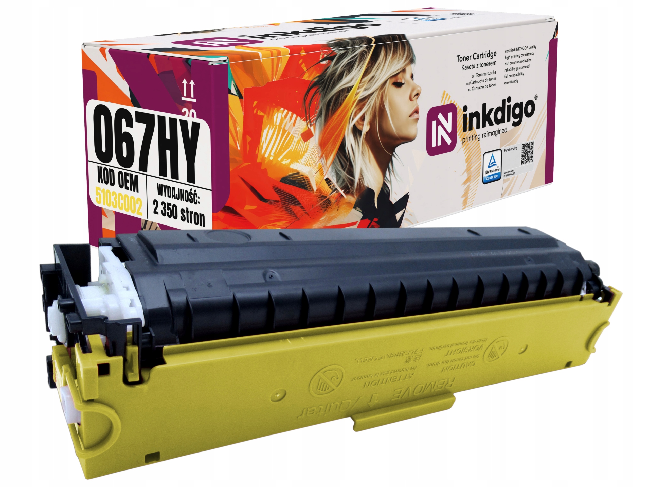 Náhradní toner 067HY pro Canon MF657Cdw MF655Cw MF655Cdw MF651Cw