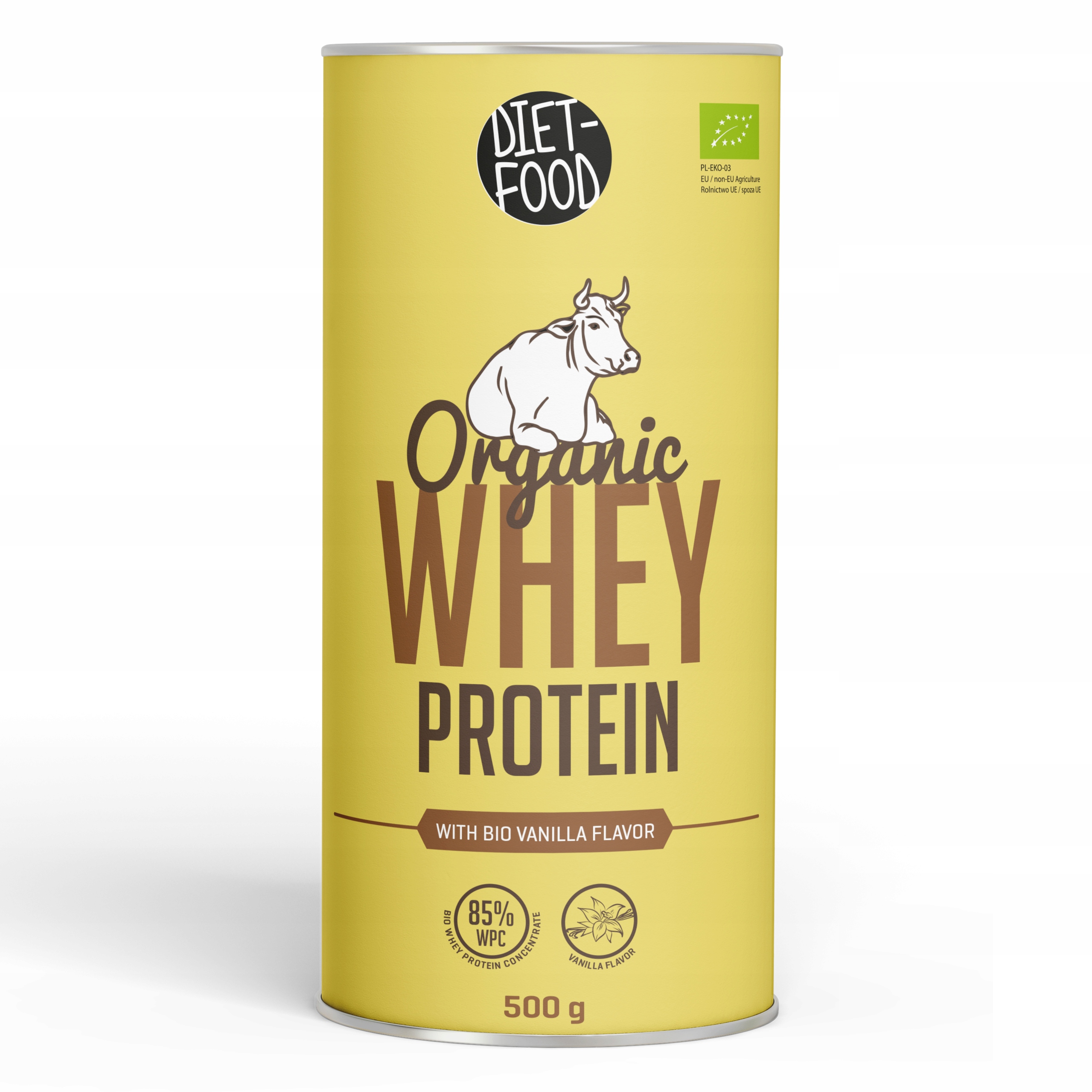 Bio Syrovátkový Protein Wpc s vanilkou 500 g Diet-food