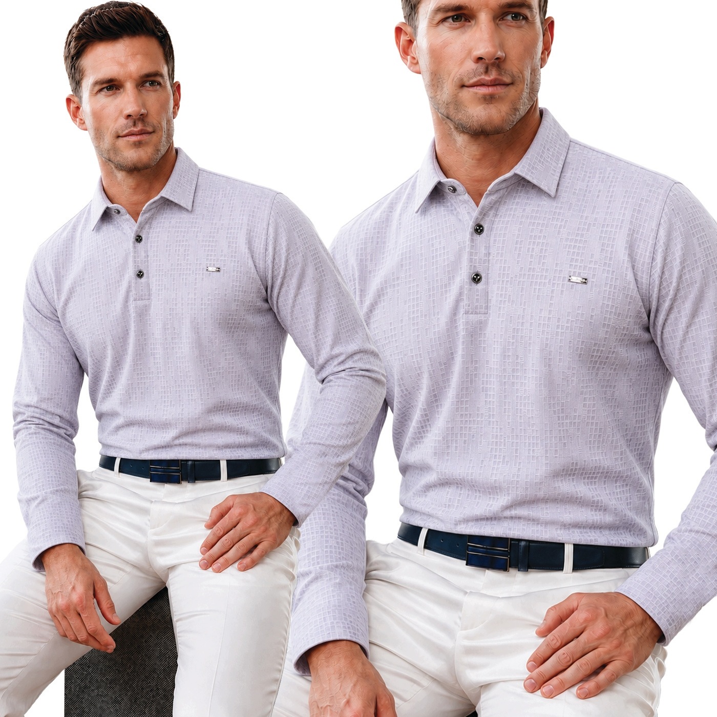 Tričko s dlouhým rukávem Polo Mikina Mondo Exclusive Casual Cube