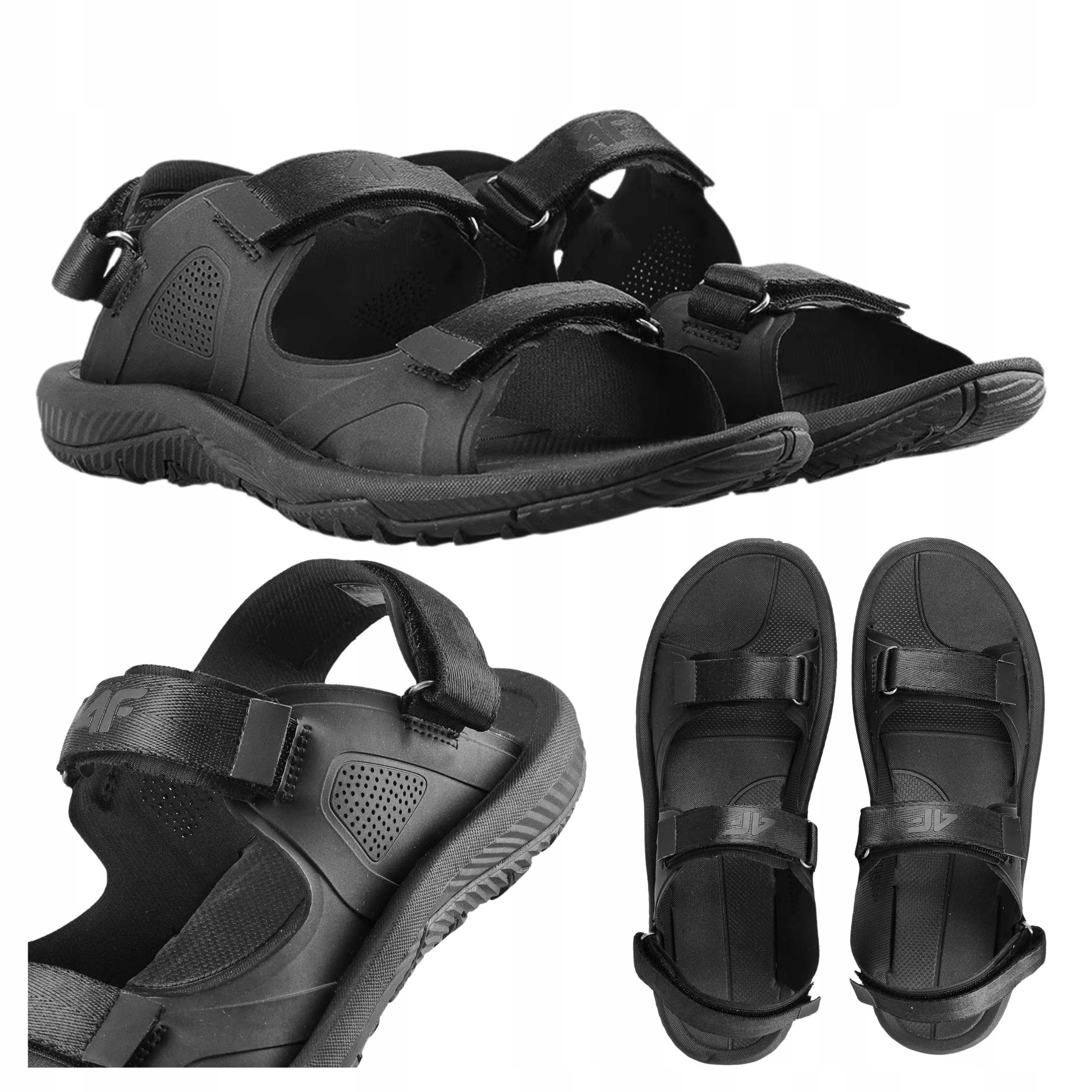 Pánské Pohodlné Lehké Sandály Na Suchý Zip 4F 4FSS23FSANM019 20S Vel. 40