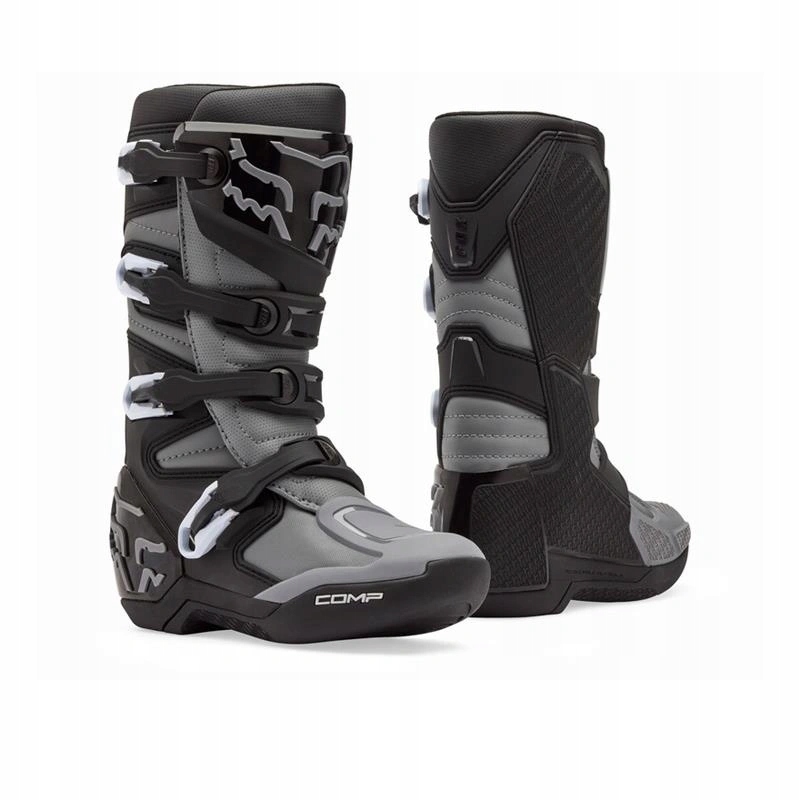 Detské enduro topánky Fox Junior Comp Core Black/grey, čierna šedá Darčeky