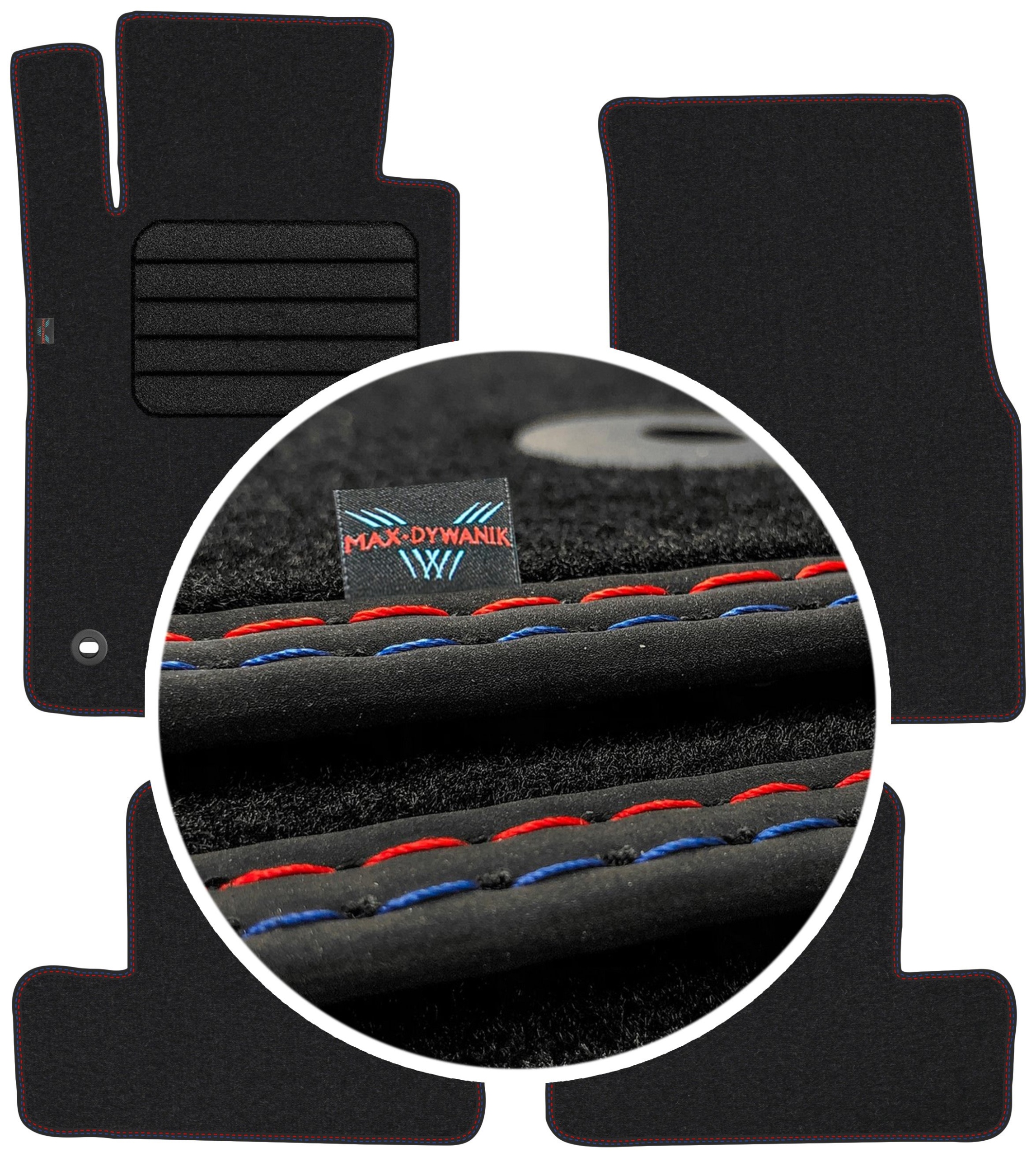 Ford Mustang V 2004-2014 Velurové autokoberce koberečky