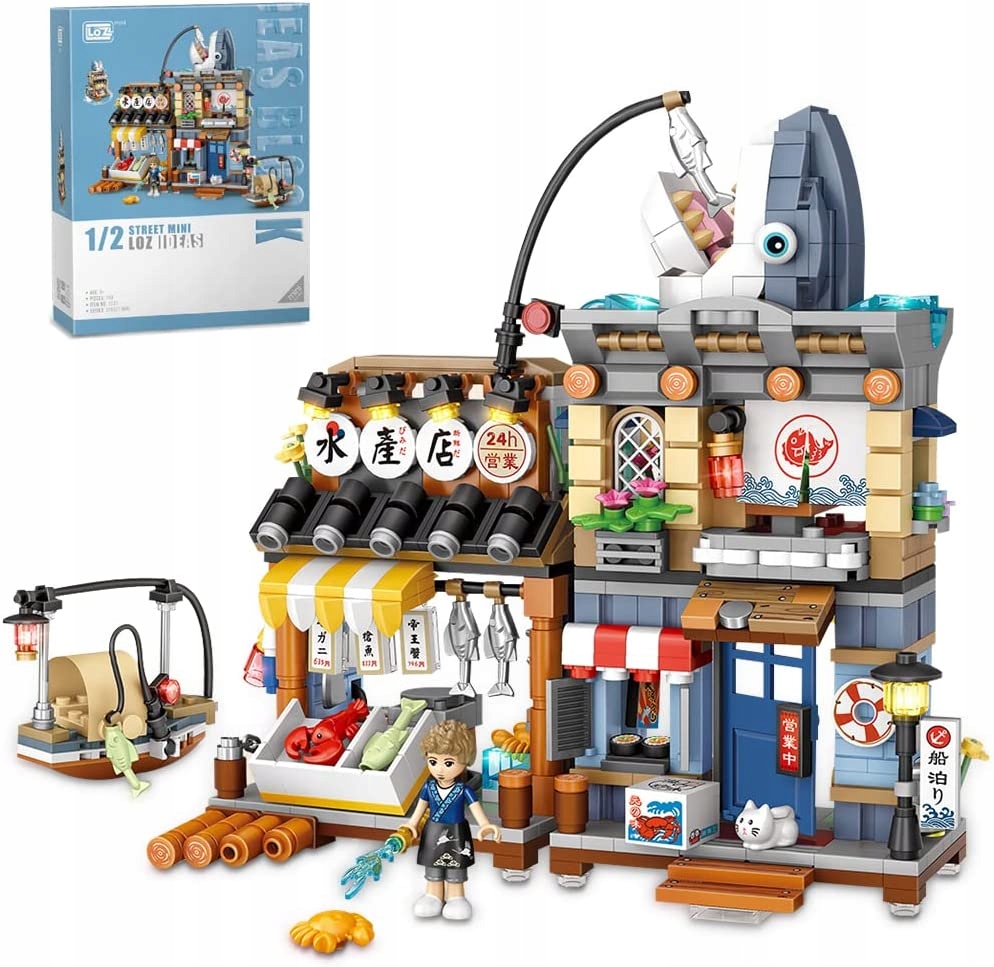 

Klocki Konstrukcyjne Sklep Japoński 790EL 2W1