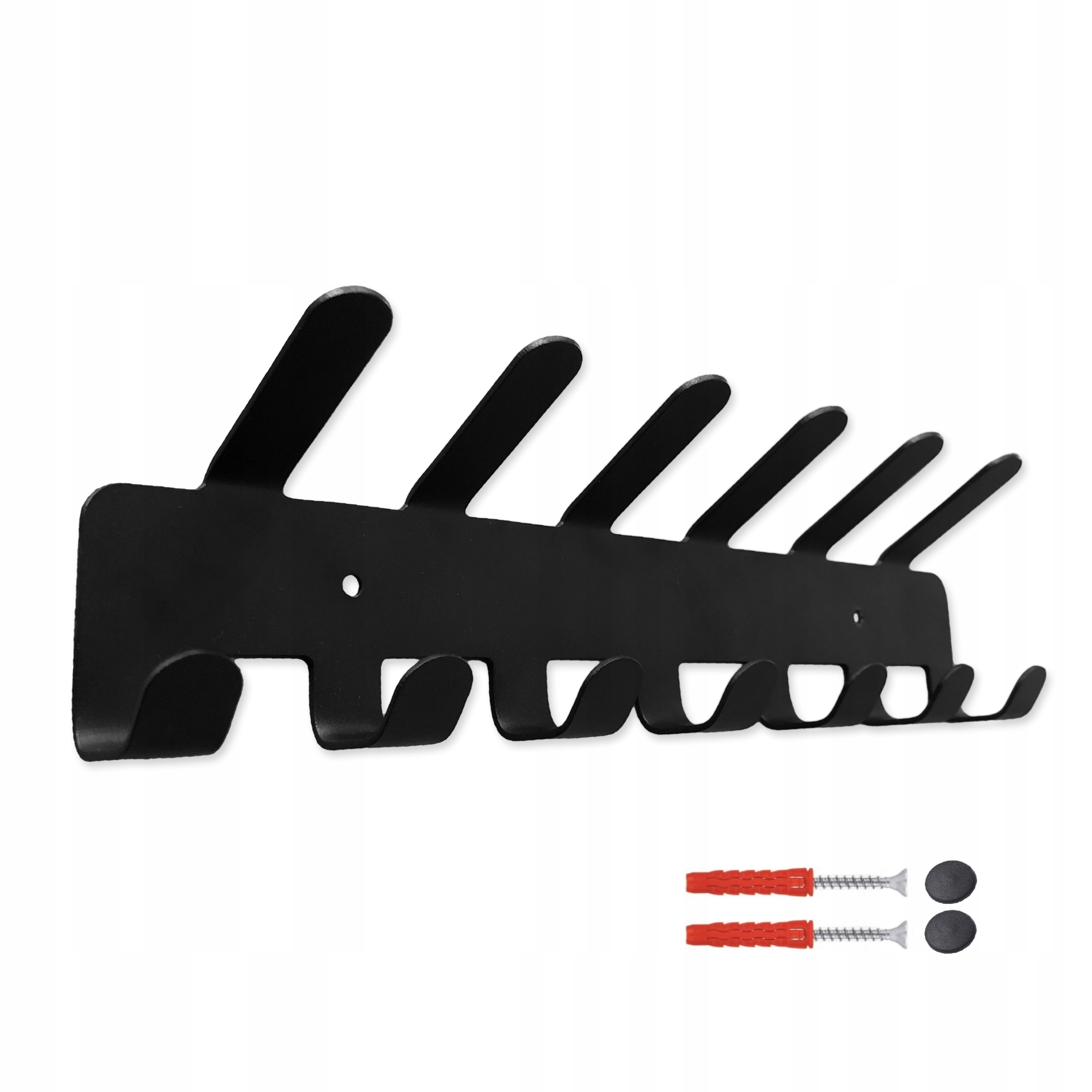 

Wieszak Na Ubrania Klucze Na Ścianę Czarny 37cm