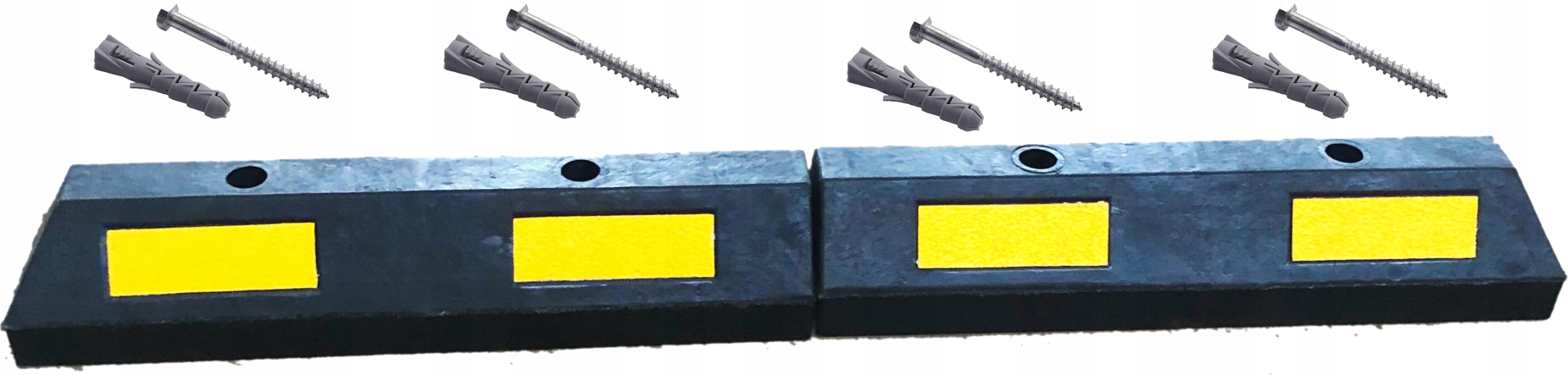 Separator ogranicznik parkingowy 1220mm + 4 el.montażowe