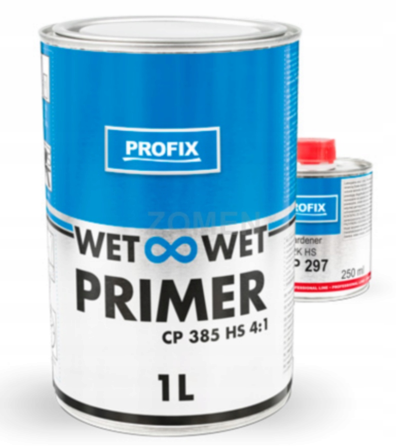 Profix CP385 Podkład akrylowy 2K Hs 4:1 mokro w mokro z utwardzaczem Czarny