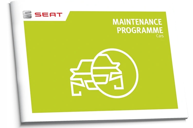 Seat английская сервисная книга с 2015 года
