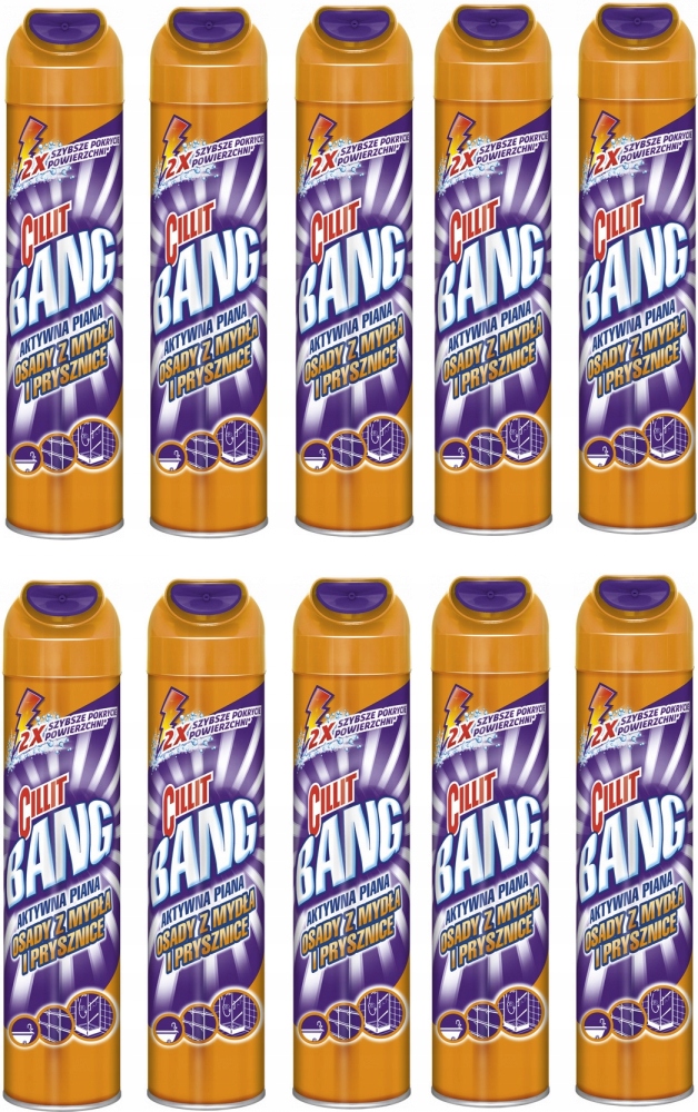 

Cilit Aktywna Piana osady i prysznice 600ml x10