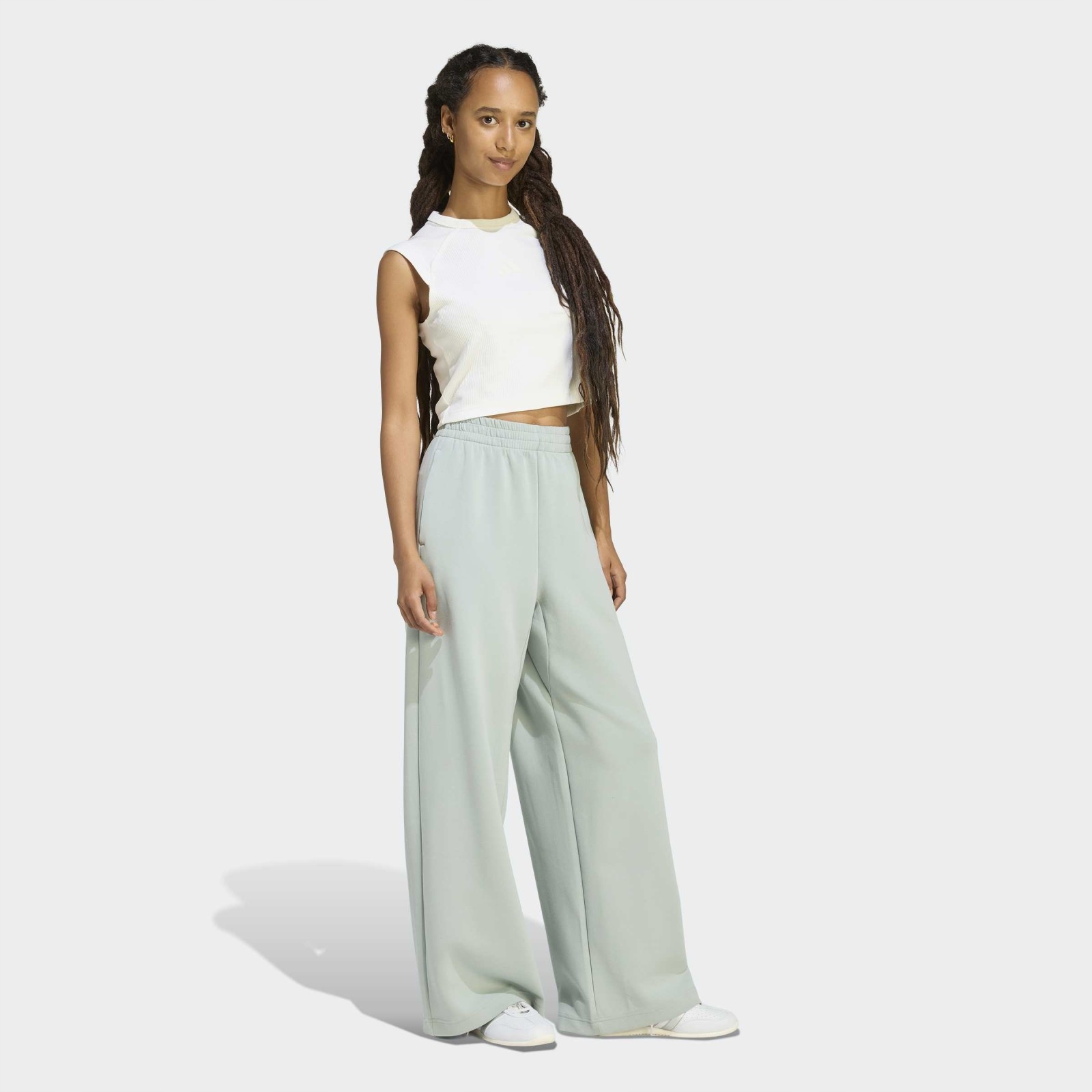 Dámské tepláky adidas Soft Lux Straight Leg Pants