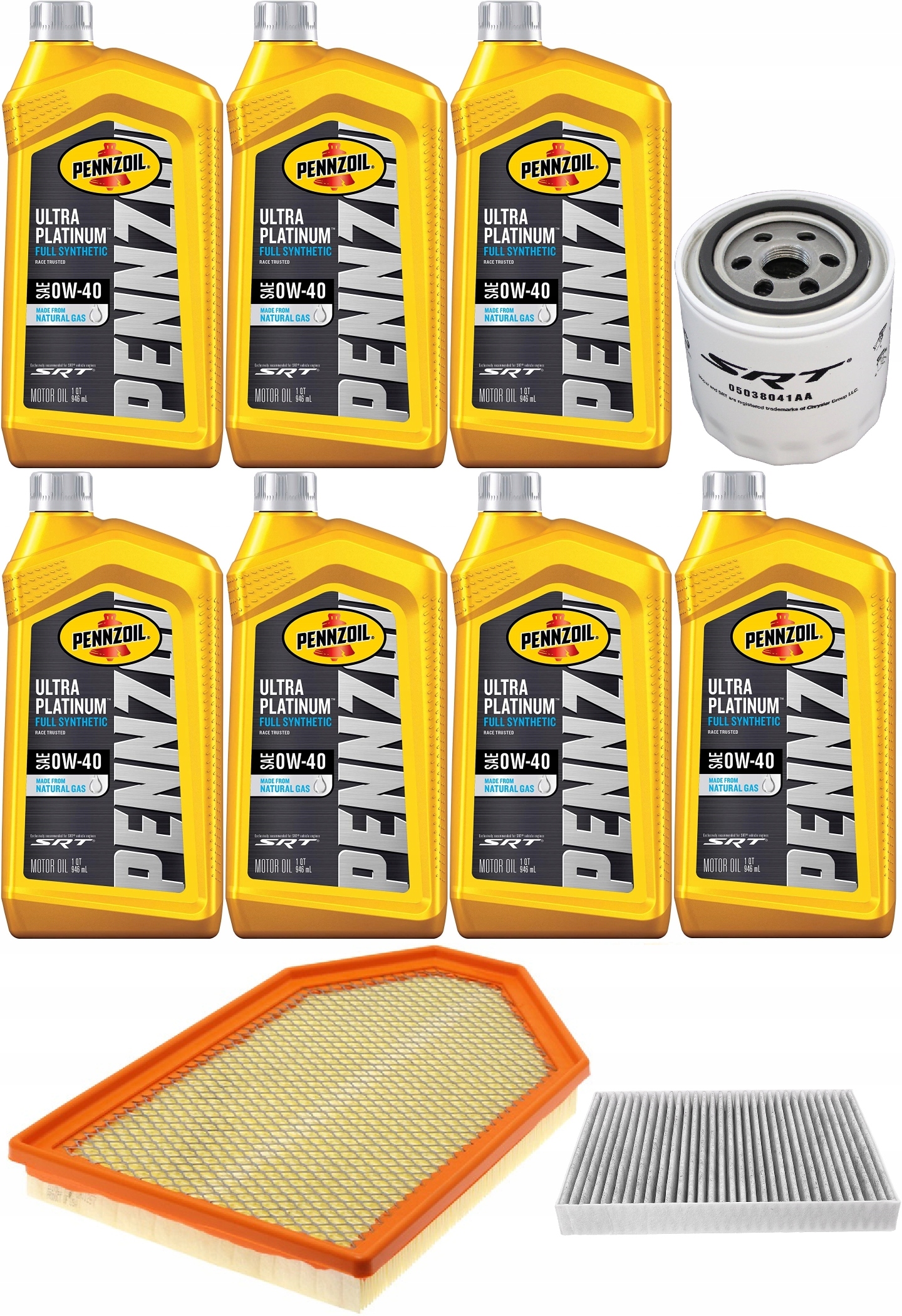 Pennzoil 0W40 Filtry Dodge Charger 6.4 2012-2023