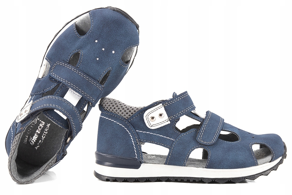 

Kornecki 6184 Sandałki Chłopięce Sandały granat 27