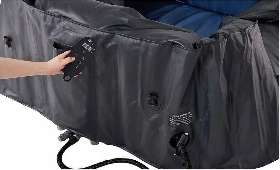 SPA OGRODOWE z HYDROMASAŻEM PODŚWIETLANE DMUCHANE 6os. STARRY MSpa Pojemność 930 l