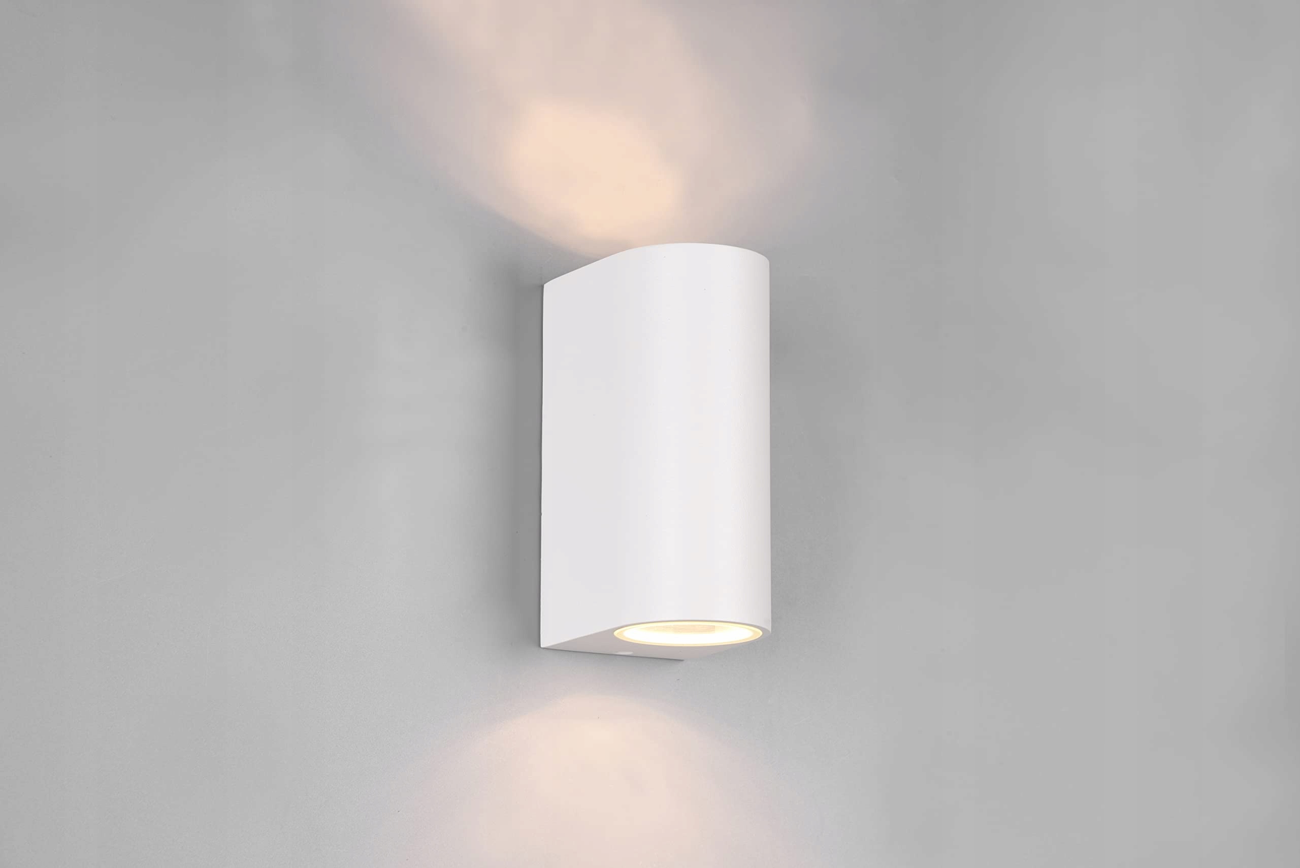 TRIO LEUCHTEN Zewnętrzna Lampa Ścienna Roya Biały Aluminiowy GU10 — miniatura 2