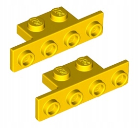 

Lego płytka łam. 1x2 1x4 żółta 2 szt. 2436 28802 N