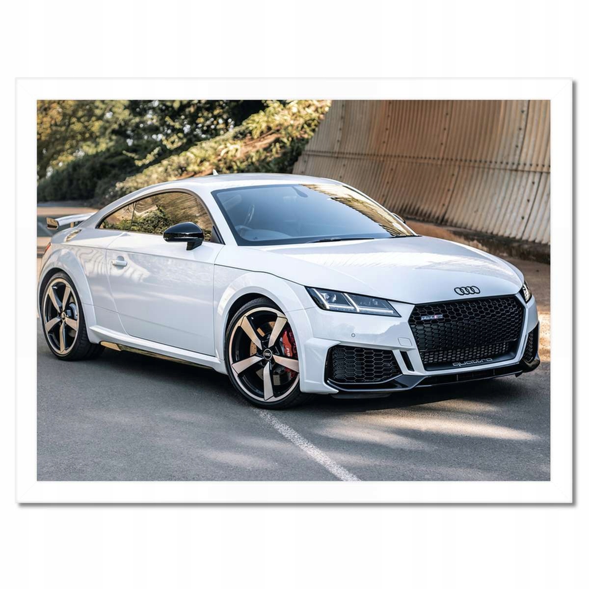 Plakáty v rámu 40x30 Bílé Audi Quattro Tt Rs