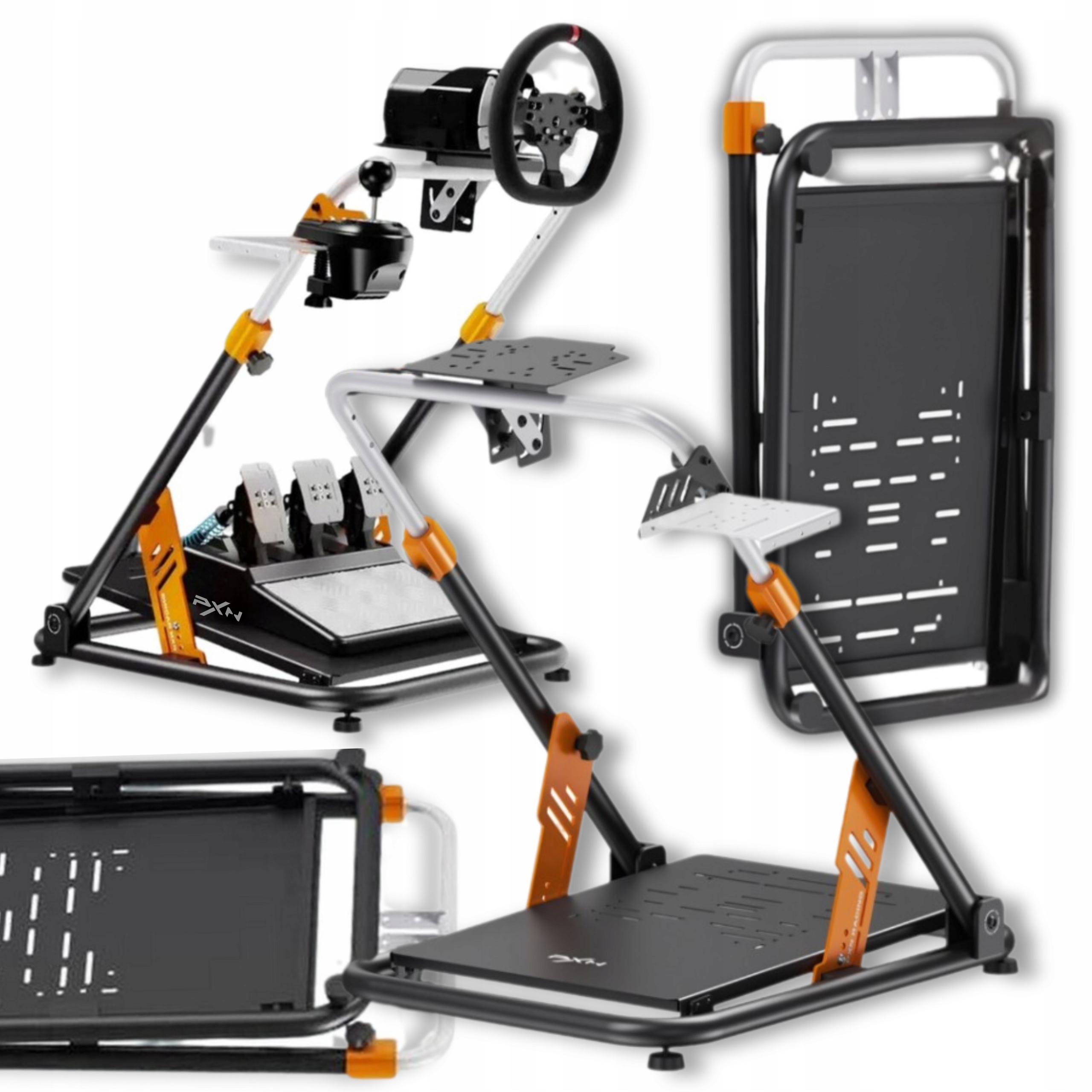 PXN-A11 Stojak pod kierownicę składany regulowany do symulatora simracing