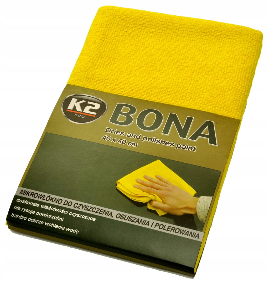 

K2 Bona mikrowłókno osuszanie polerowanie 40x40