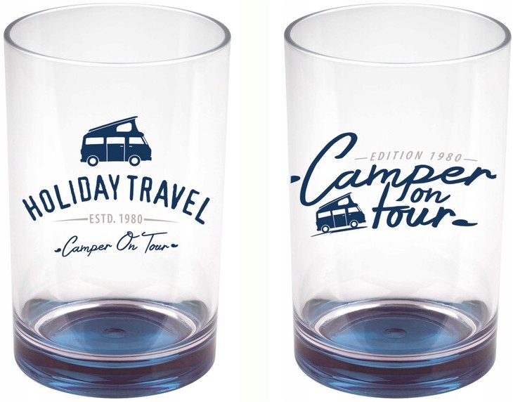 SZKLANKA SZKLANKI HOLIDAY TRAVEL 350 ml 2 szt.