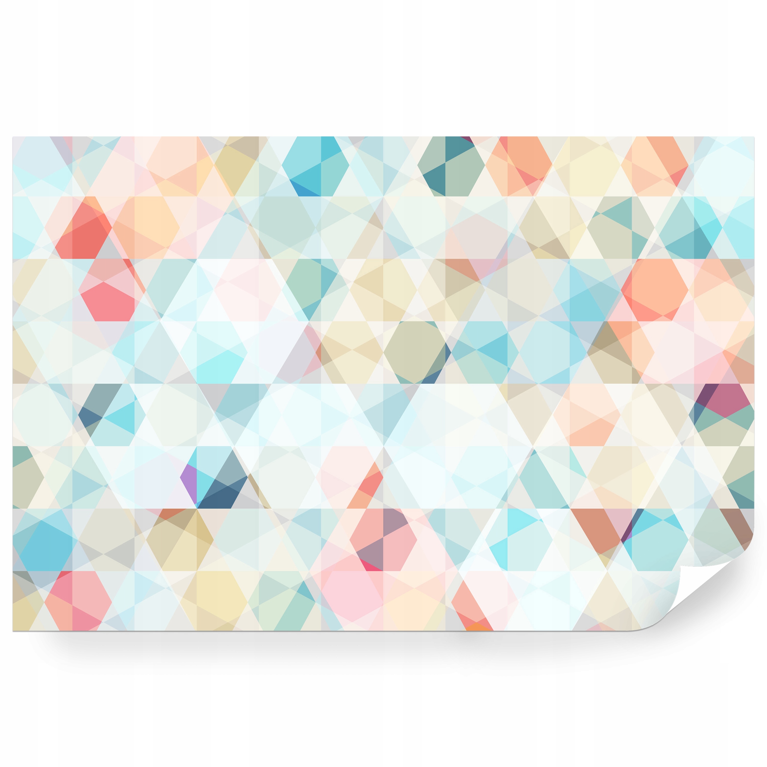 Samolepiaca fototapeta Ilustrácia Kryštálov Geometria 416 x 290 cm
