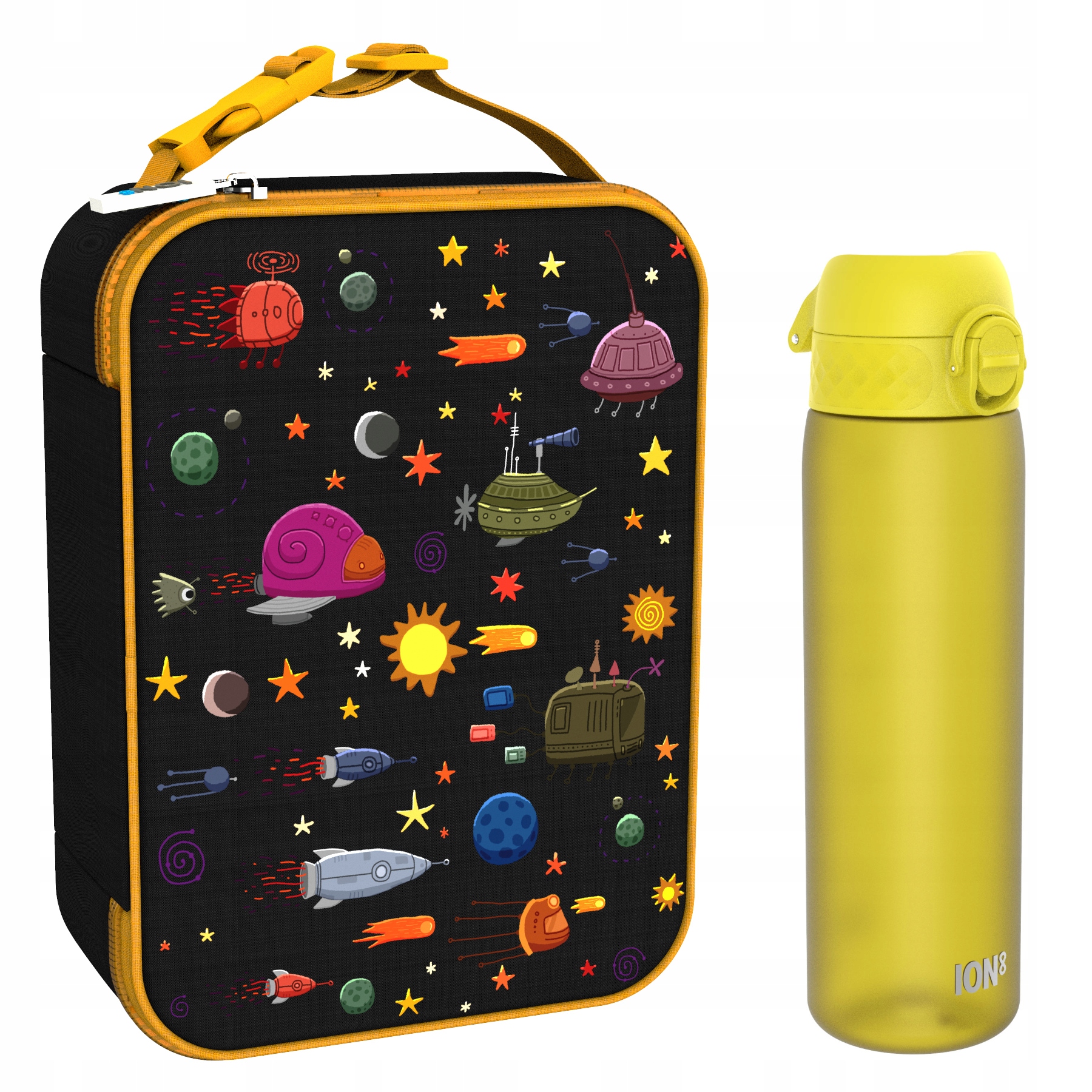 Lahev Na Pití 0,5L Termo Lunch Bag Snídaňová Sada Do Školky ION8