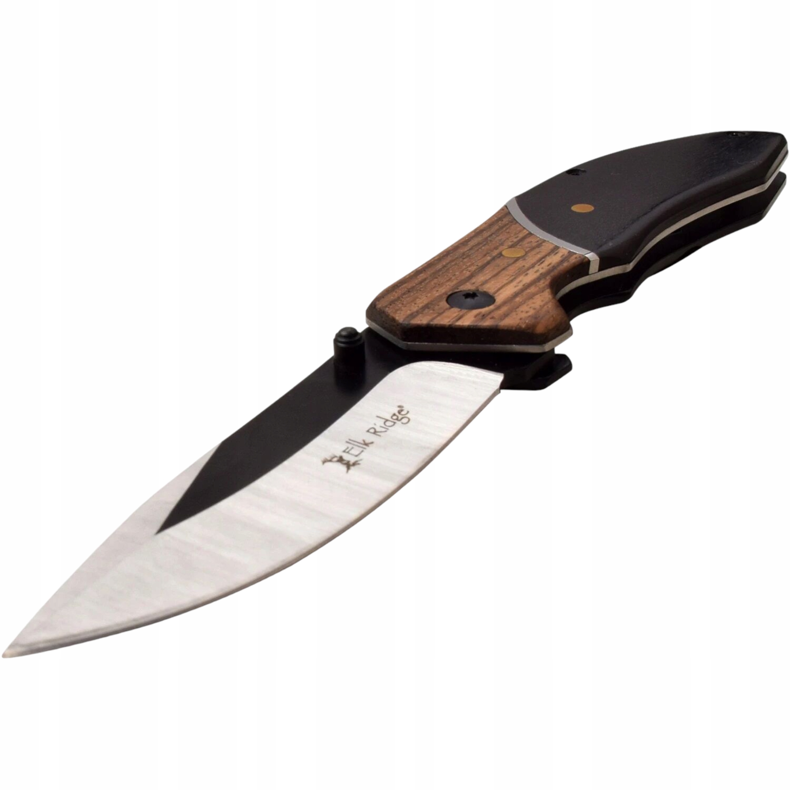 Nůž Skládací Značkový Elk Ridge ER-948BK S Klipem