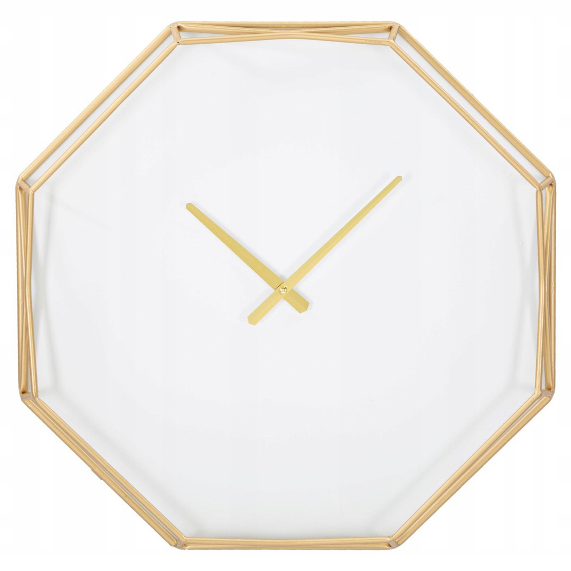 Osemuholníkové nástenné hodiny v štýle glamour, ? 56 cm