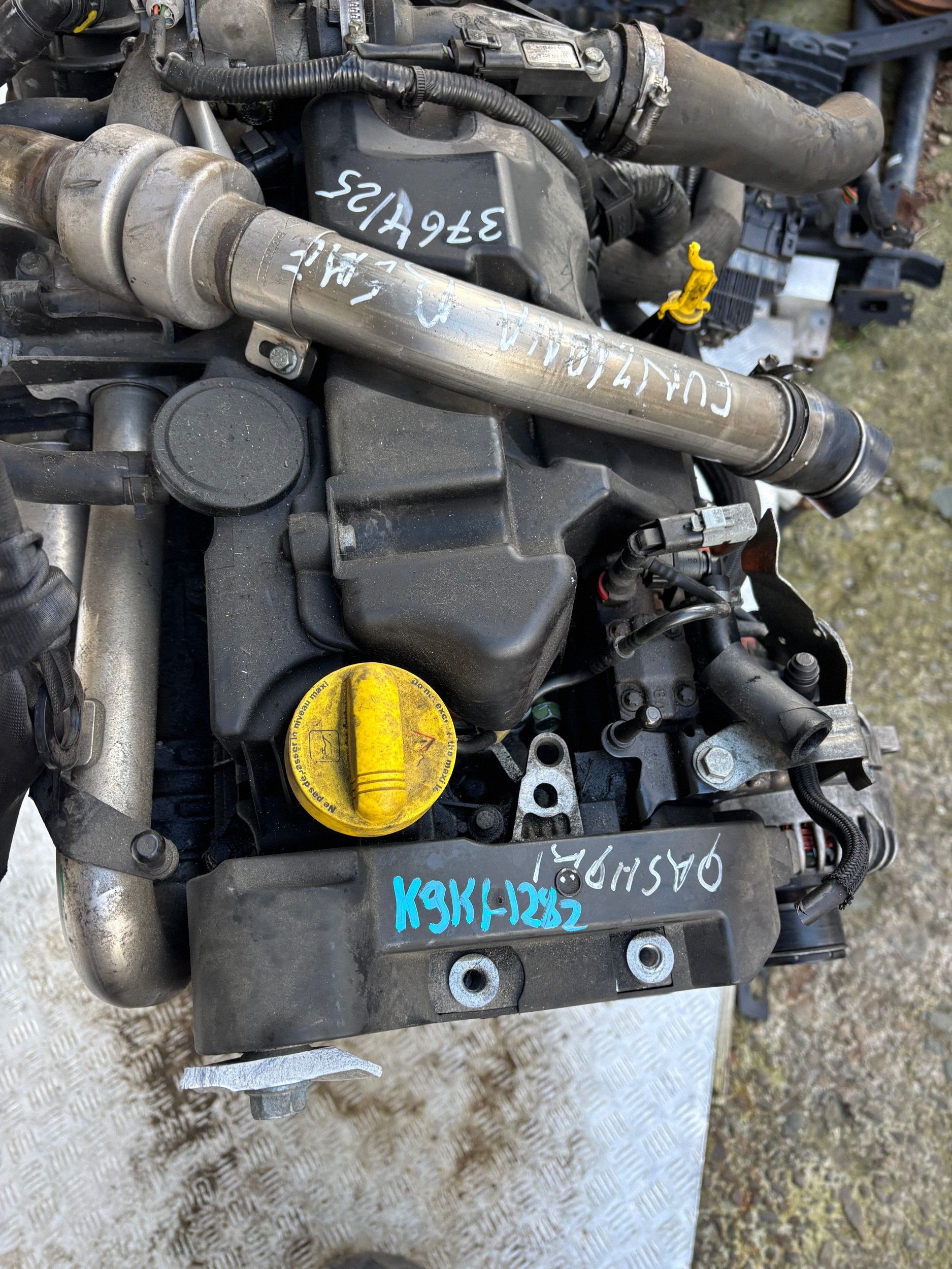 engine complete K9KH282 1.5 DCI NISSAN QASHQAI J10