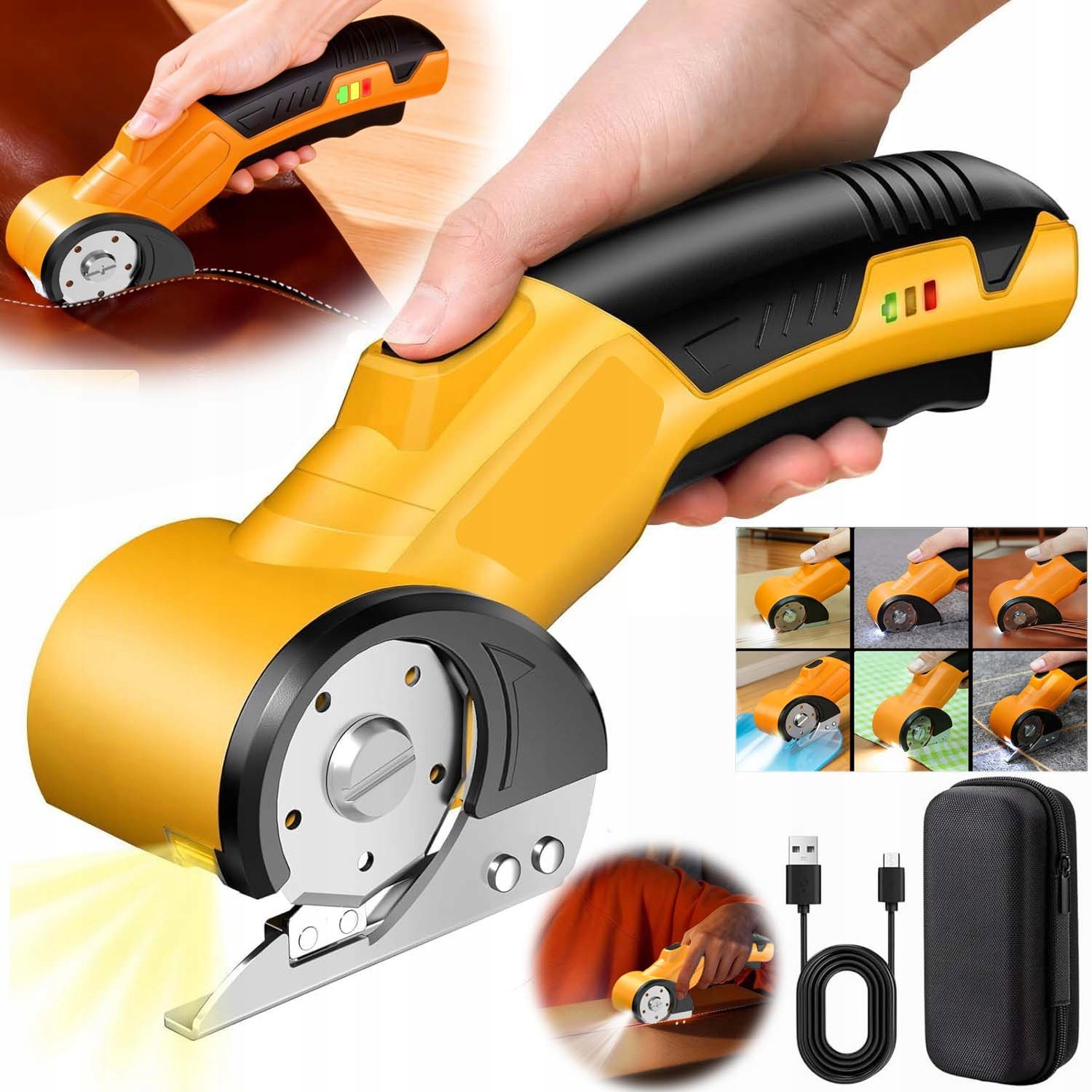 Univerzální Mini Akumulátorové Nůžky 2 V 1 Pro Stříhání Kartonu A Materiálu