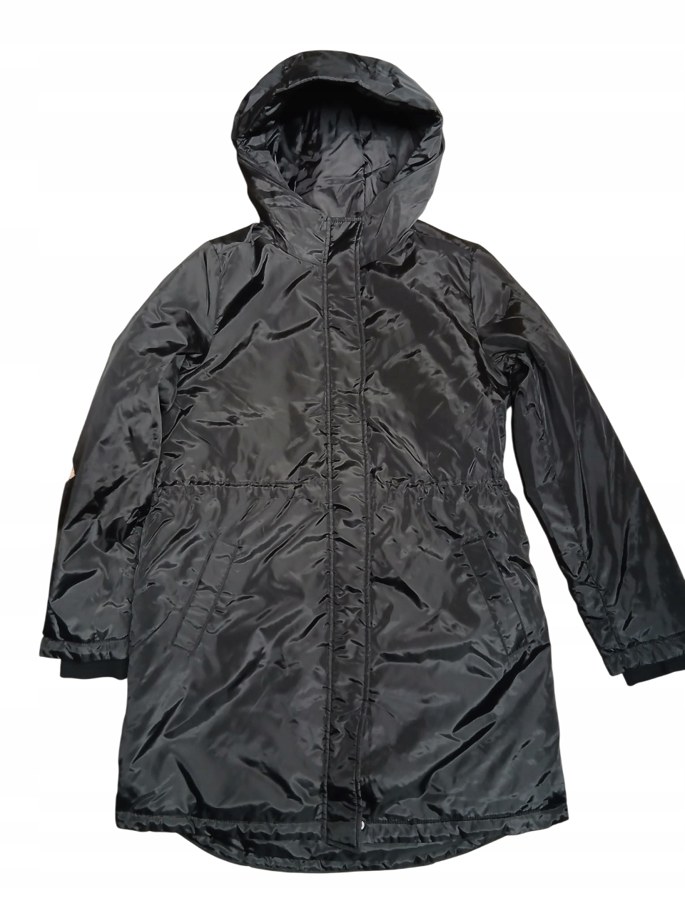Pieces padded parka v černém M