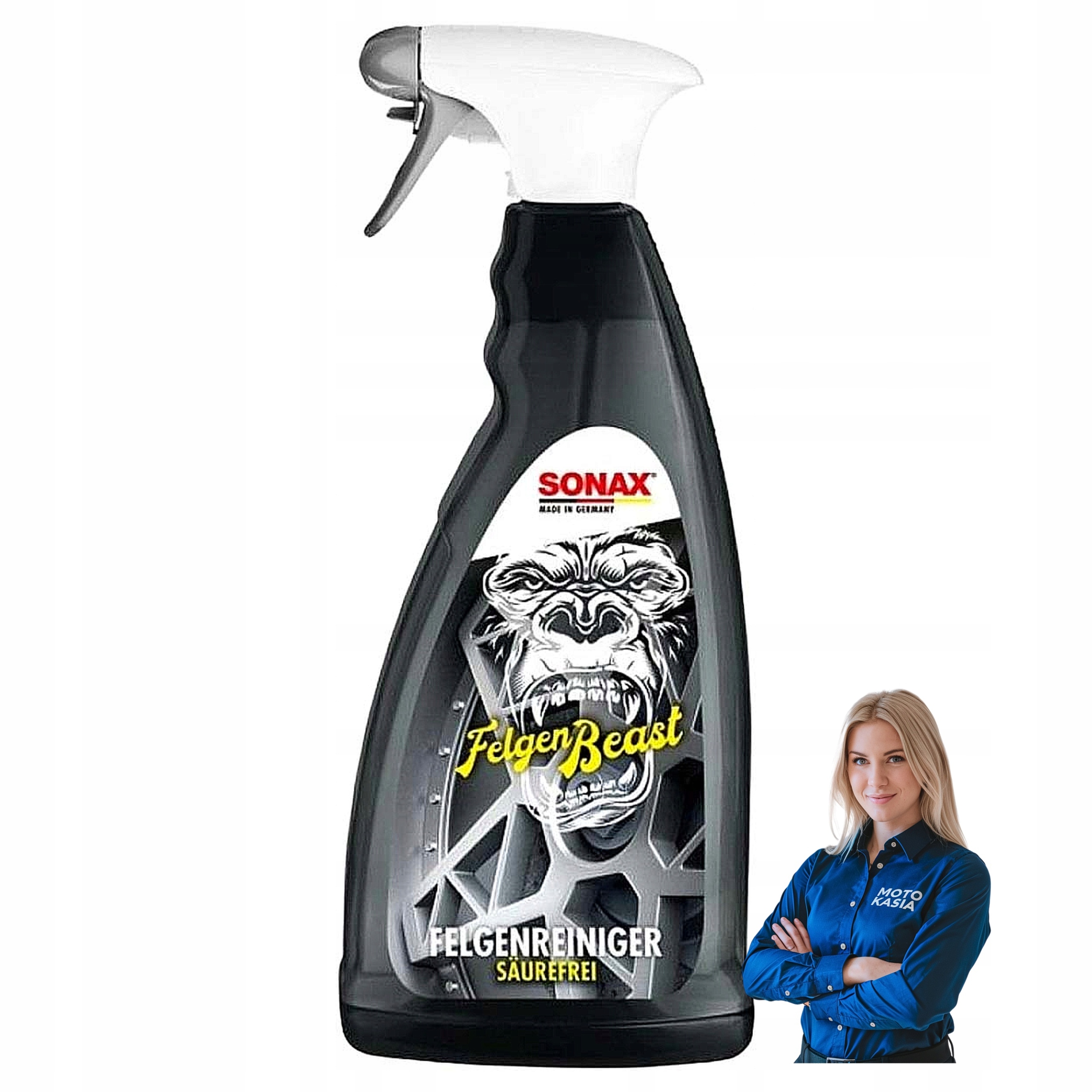 Płyn do mycia felg Sonax Felgen Beast bezkwasowy czyszczenie kół auta 1L