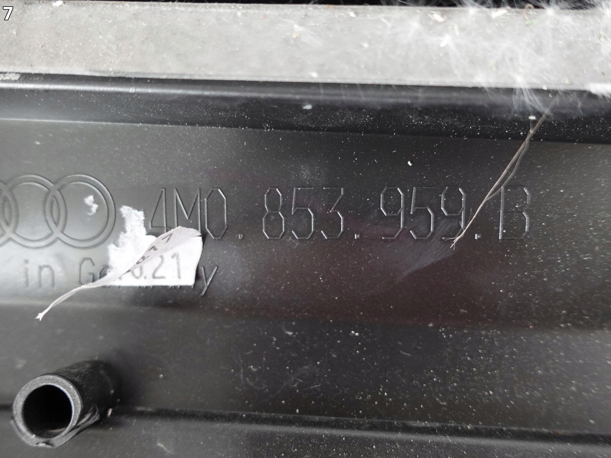 AUDI Q7 II 4M0 S-LINE 15- moulding door left front