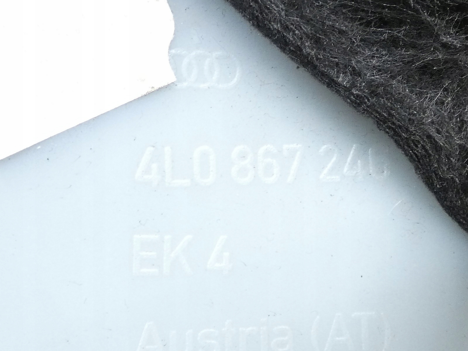 side MATERIALOWE SLUPKA right rear part AUDI Q7 4L S-LINE 4L0867246