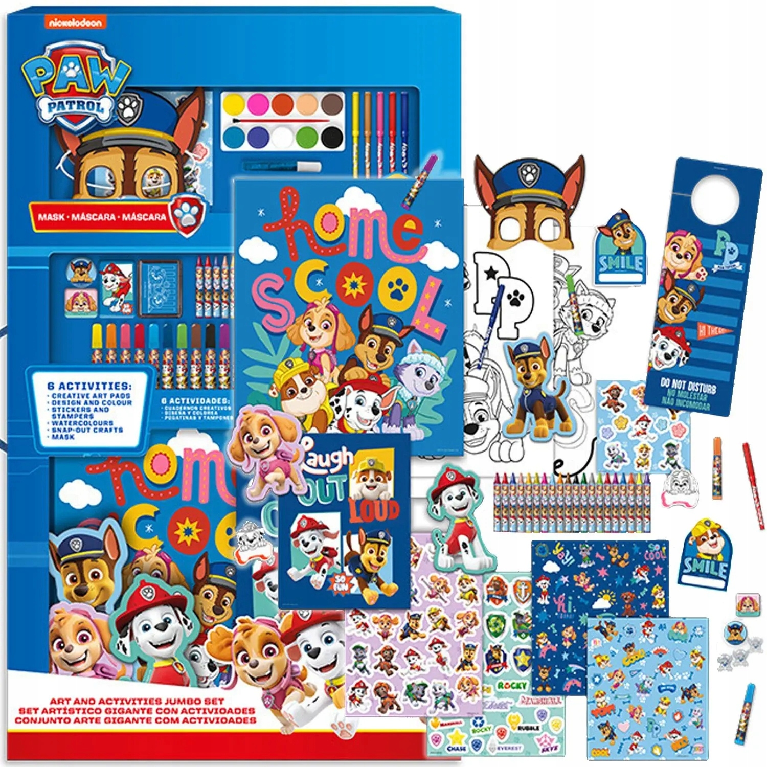 Zestaw plastyczny kreatywny Psi Patrol Paw Patrol Nickelodeon 1000 sztuk