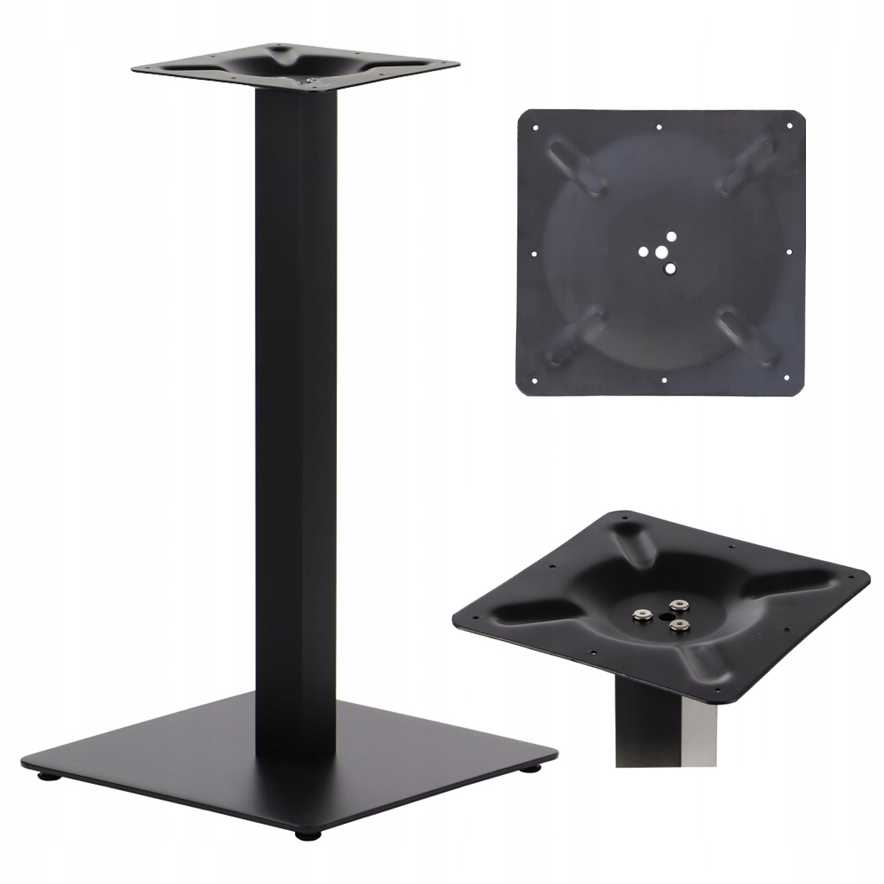 Základňa Pre Stôl Typu Hoker SH-5002-1/60/B – 40X40 CM, Čierna