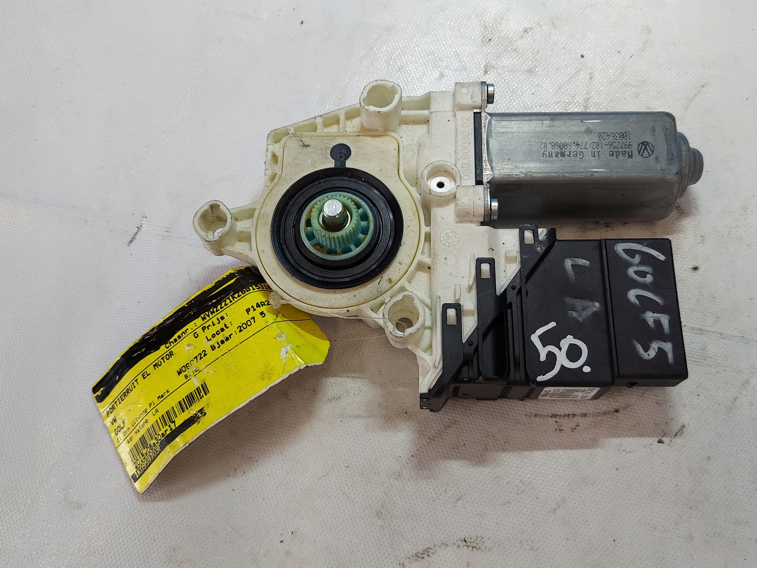 engine lifting windows GOLF V 993424200 left rear part