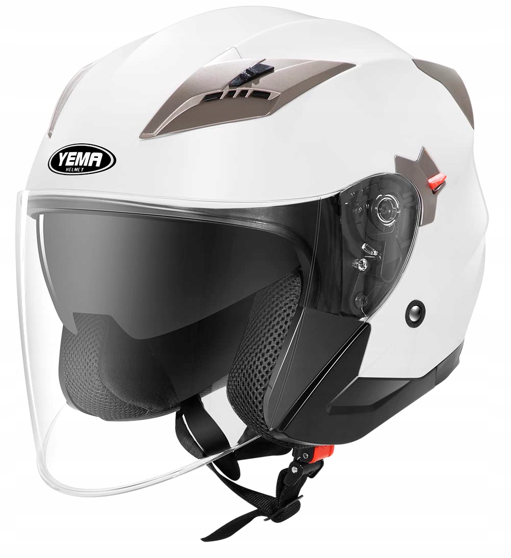 Yema YM-627 motocyklová prilba Veľ. S Biela