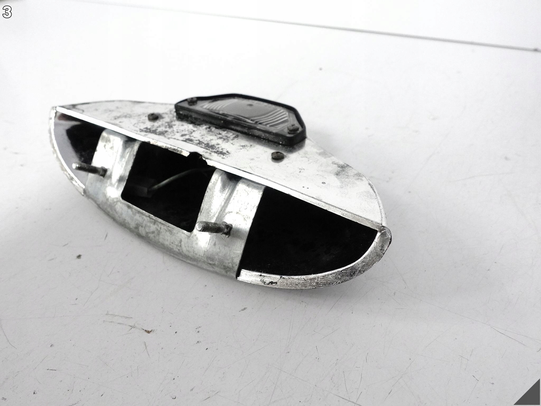 FIAT 500 57-75 light number plate light rear part