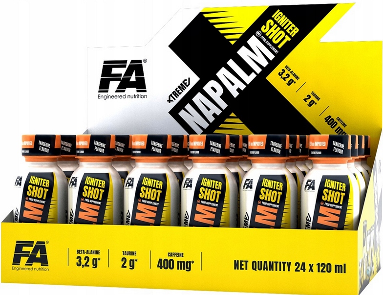 FA NAPALM JUICE SHOT 12x 120ml SZOT PRZEDTRENINGOWY — 7