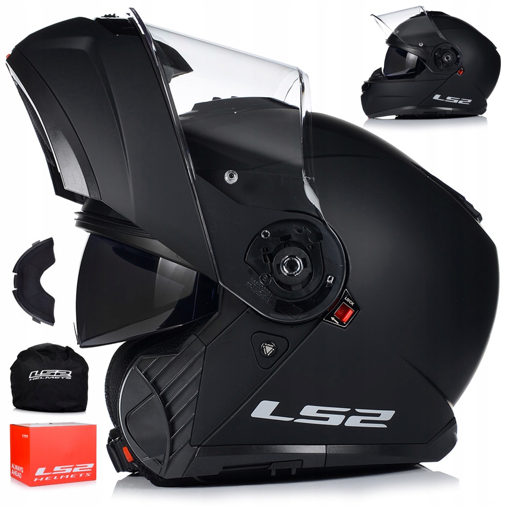 Motocyklová Prilba LS2 FF908 Strobe II Čeľusťový Systém Pinlock Clona