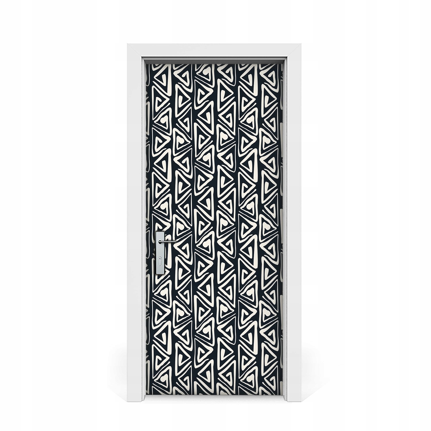 

Naklejka na drzwi Geometryczny wzór tribal 85x205