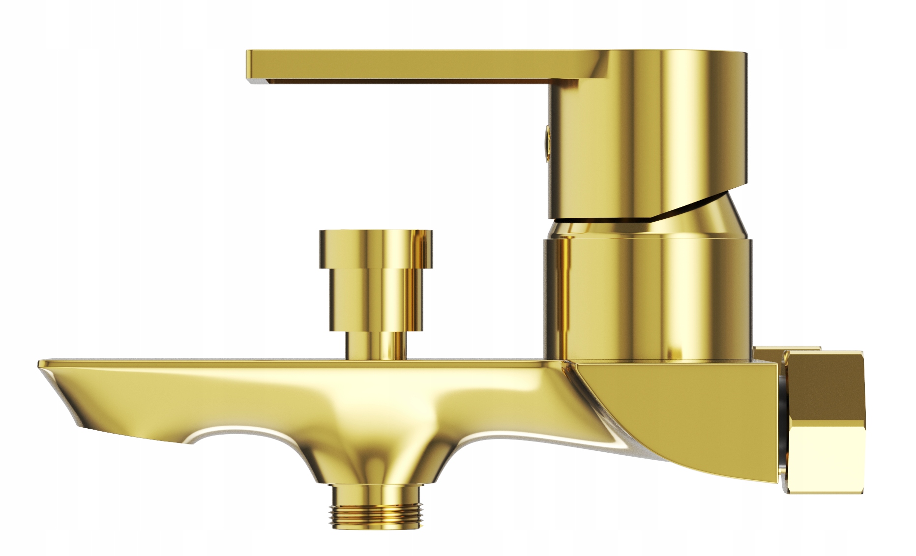 Vaňová A Sprchová Batéria, Zlatý Kúpeľňový Kohútik, Mosadzná Armáda