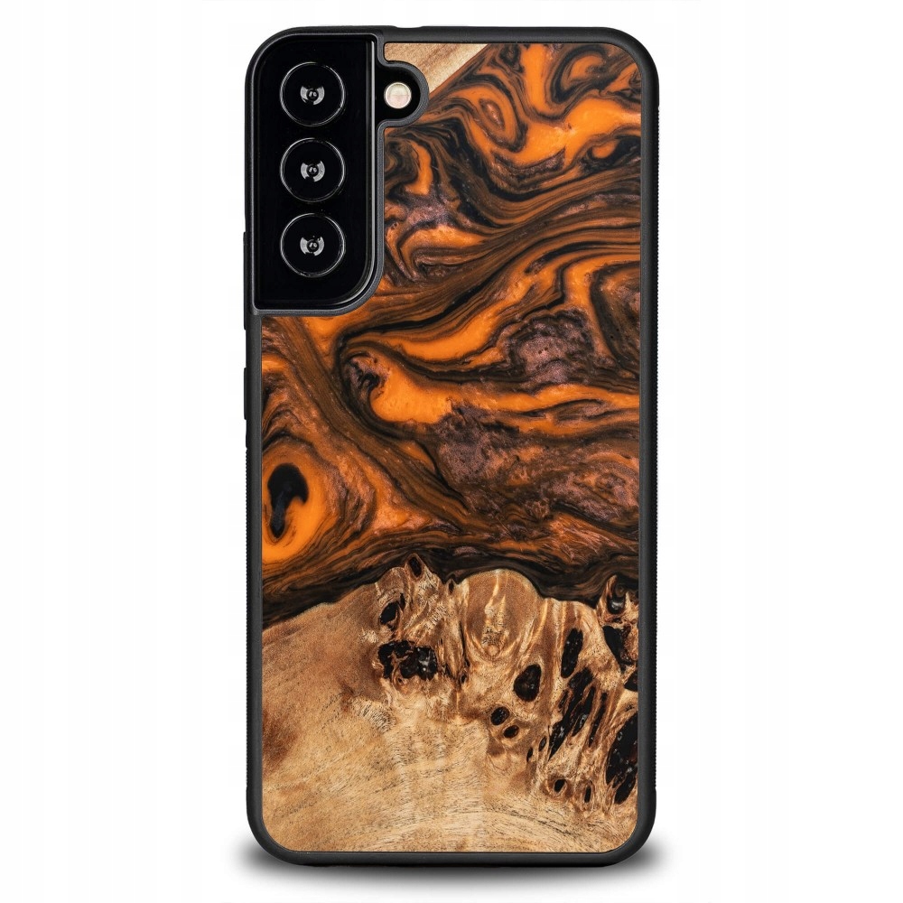 Pouzdro Bewood Unikátní pro Samsung Galaxy S22 Plus oranžové