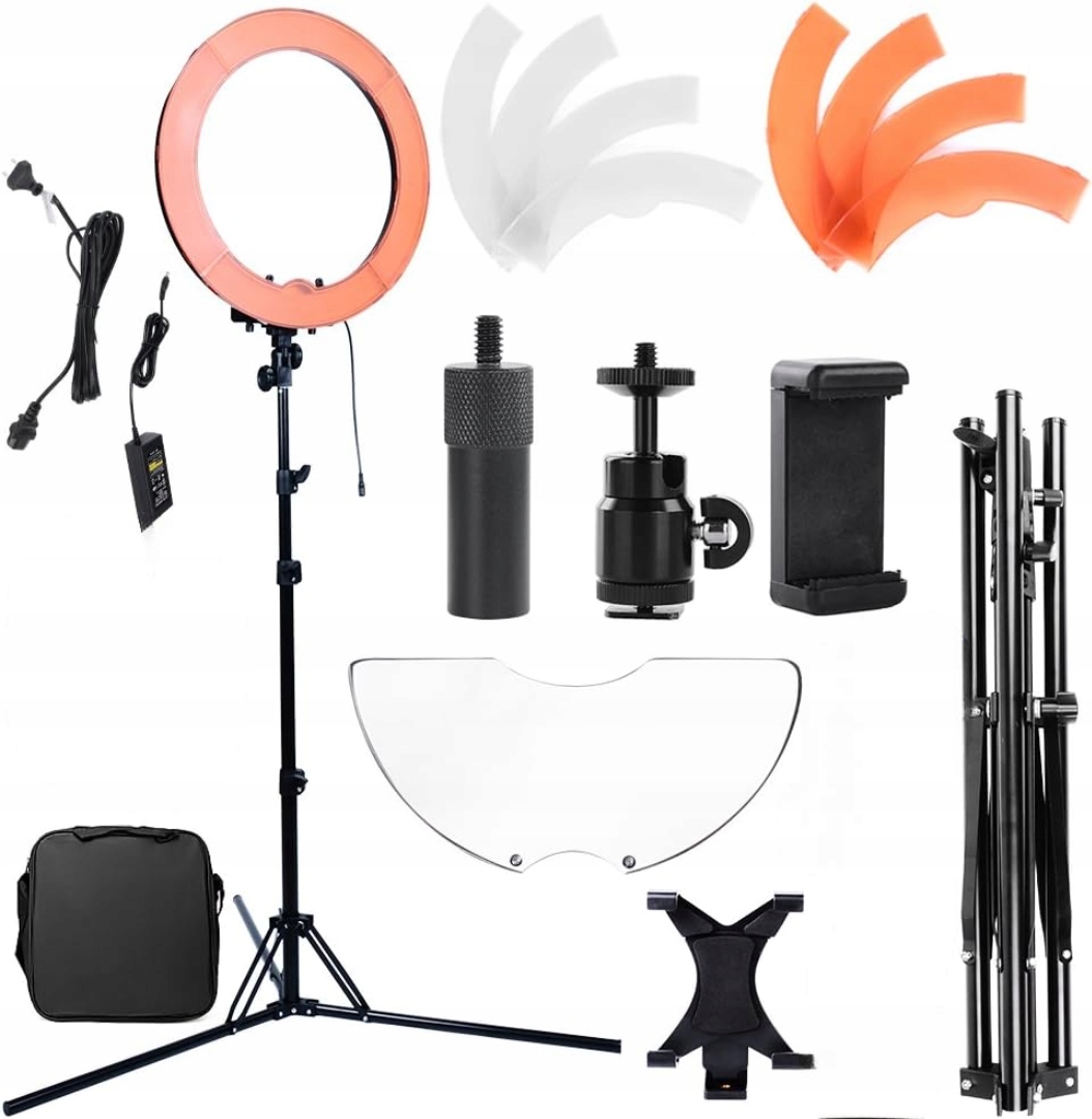 Kruhová Lampa Pro Nepřetržité Fotografické Osvětlení Led Softbox Stativ