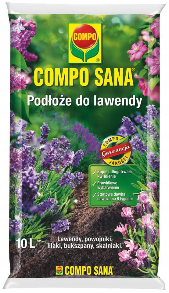 

Compo Ziemia podłoże do lawendy skalniaków 10 l